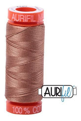 Aurifil Mako 50wt Cotton 200 m 220 yd. spool - 2340 Cafe au Lait
